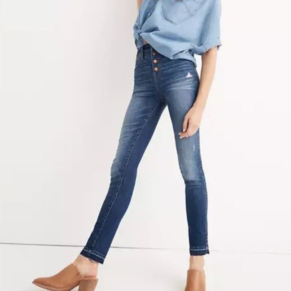 Madewell | 10 High-Rise Skinny Jeans Drop-Hem